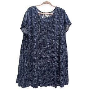 Blue print old navy dress